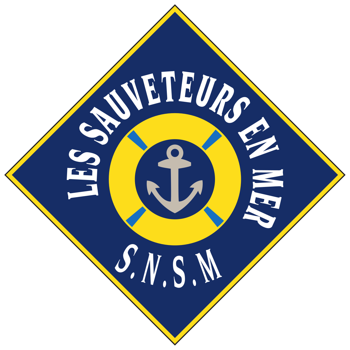 Logo SNSM partenaire de Loire Atlantique pêche et plaisance